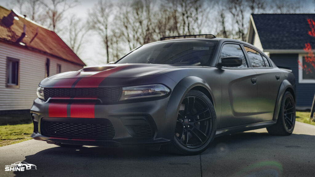 2020 Dodge Charger Scatpack Auto Detailing and Ceramic Coating - Driver Front Half Far 2