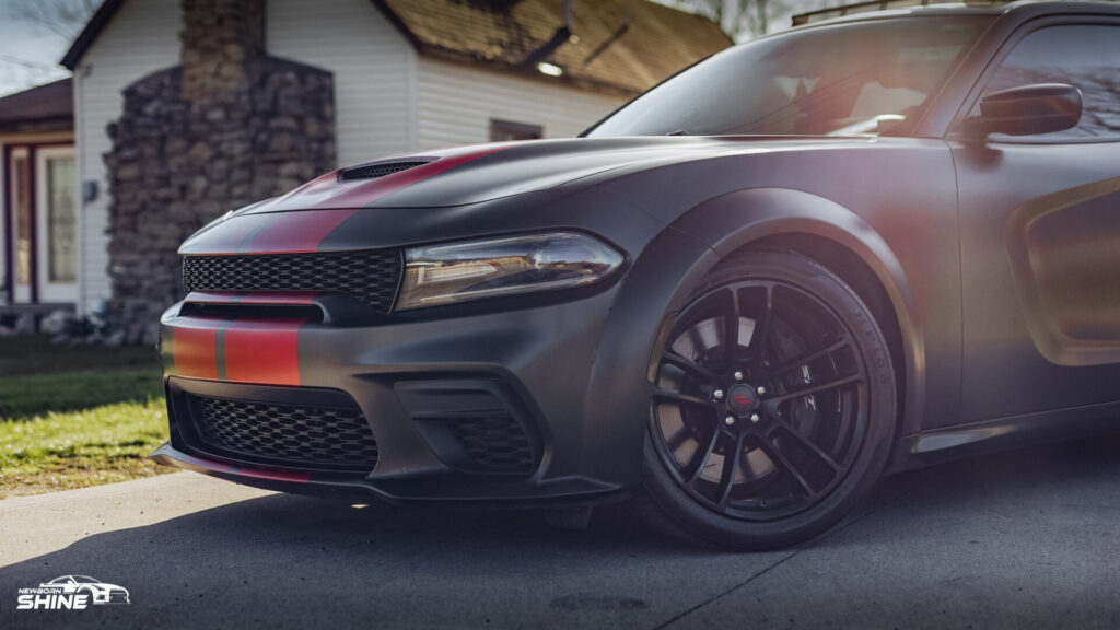 2020 Dodge Charger Scatpack Auto Detailing and Ceramic Coating - Driver Front Half Mid 1