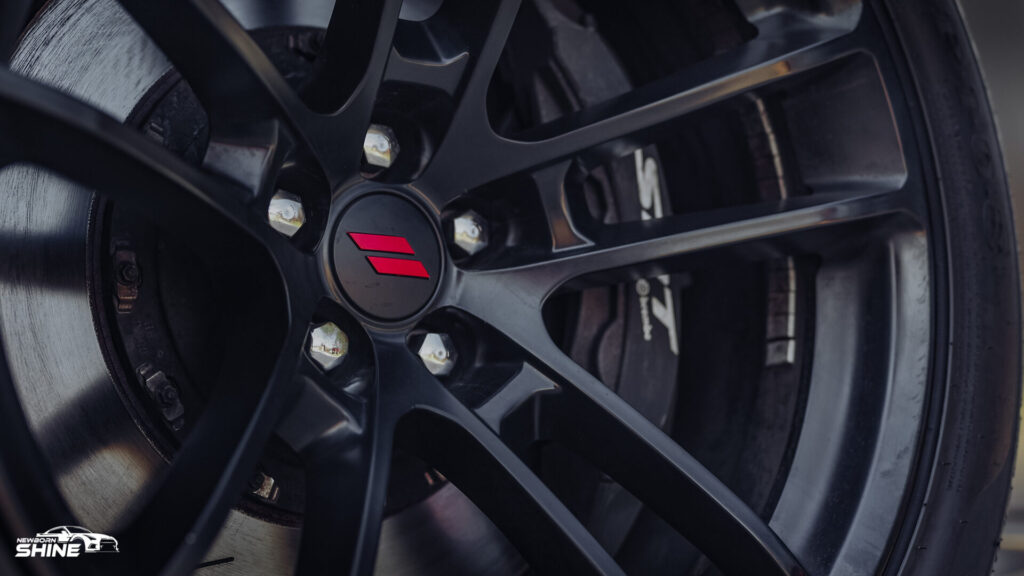 2020 Dodge Charger Scatpack Auto Detailing and Ceramic Coating - Driver Front Wheel Close