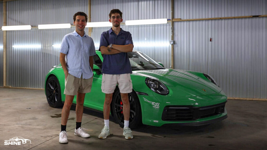 2020 Green Porsche 911 with Josh and the Owner of Porsche-22