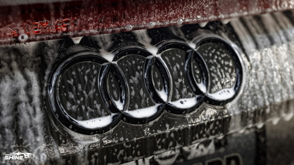 2020 Grey Audi RSQ8 Auto Detailing - Drivr Rear Logo Foamy 2