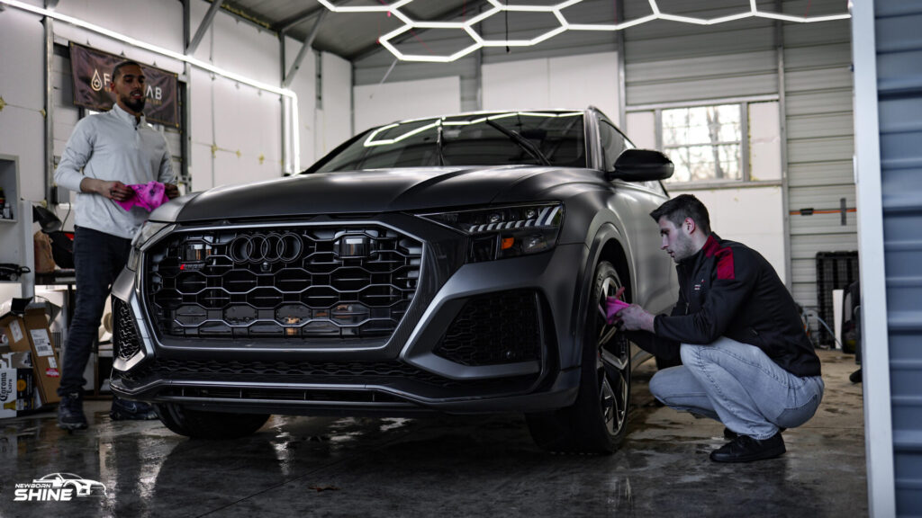 2020 Grey Audi RSQ8 Auto Detailing - Team Finish Detail