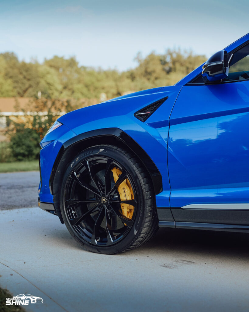 2021 Lamborghini Urus Auto Detailing and Ceramic Coating - Driver Front Fender Far