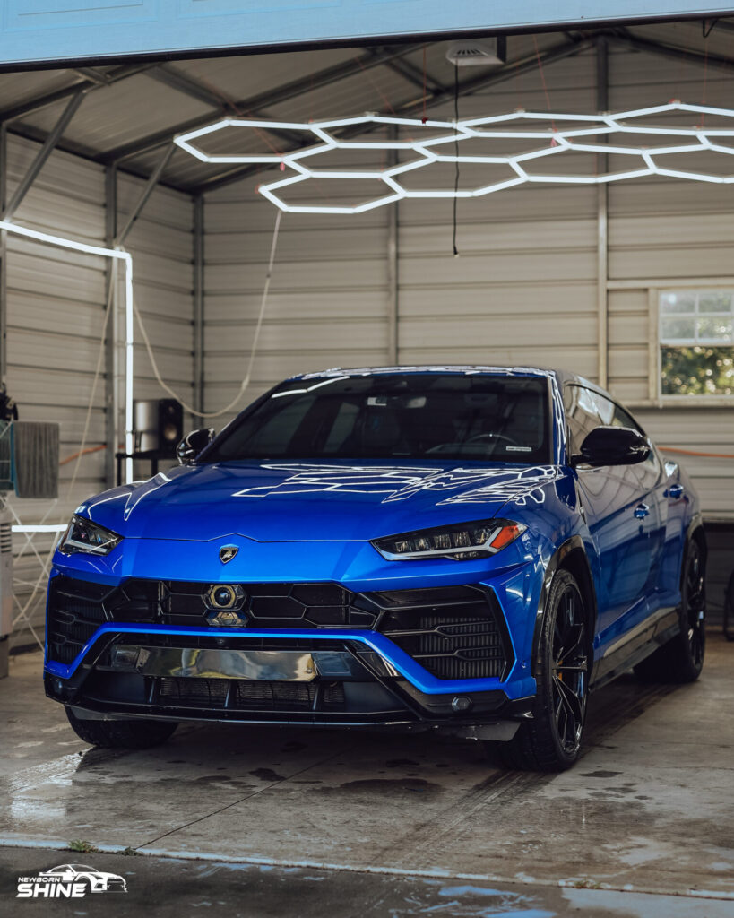 2021 Lamborghini Urus Auto Detailing and Ceramic Coating - Driver Front Half Mid 1