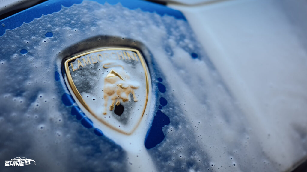 2021 Lamborghini Urus Auto Detailing and Ceramic Coating - Driver Logo Foamy 1