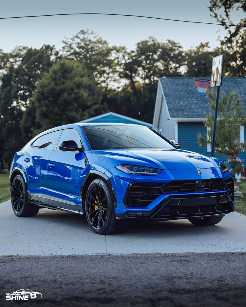 2021 Lamborghini Urus Auto Detailing and Ceramic Coating - Passenger Front Far 3