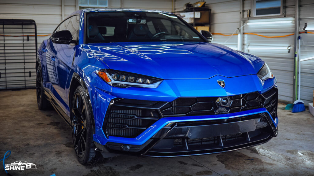 2021 Lamborghini Urus Auto Detailing and Ceramic Coating - Passenger Front Half Mid