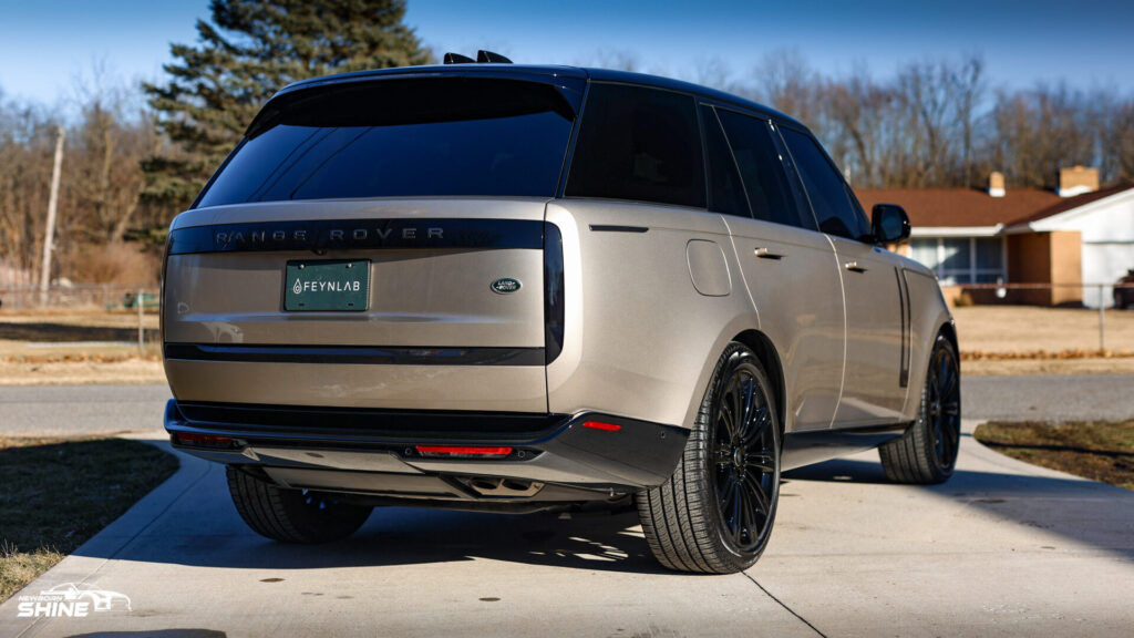 2023 Silver Range Rover Autobiography Auto Detailing - Passenger Rear Half Close