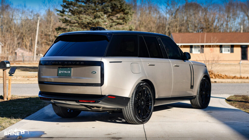 2023 Silver Range Rover Autobiography Auto Detailing - Passenger Rear Half Far