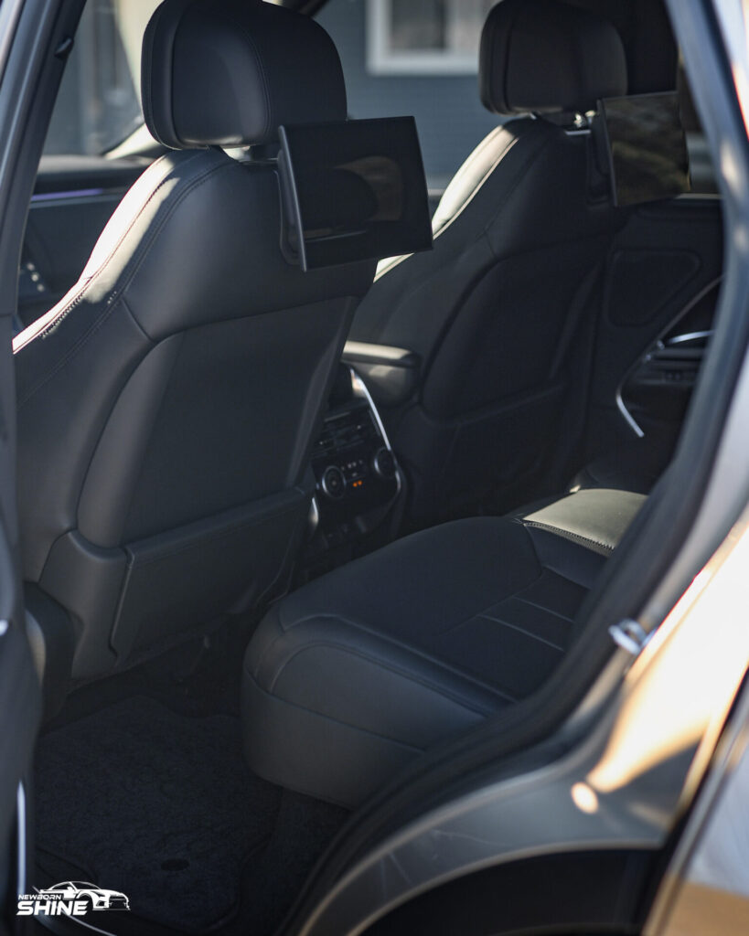 2023 Silver Range Rover Autobiography Auto Detailing - Rear Seats Far